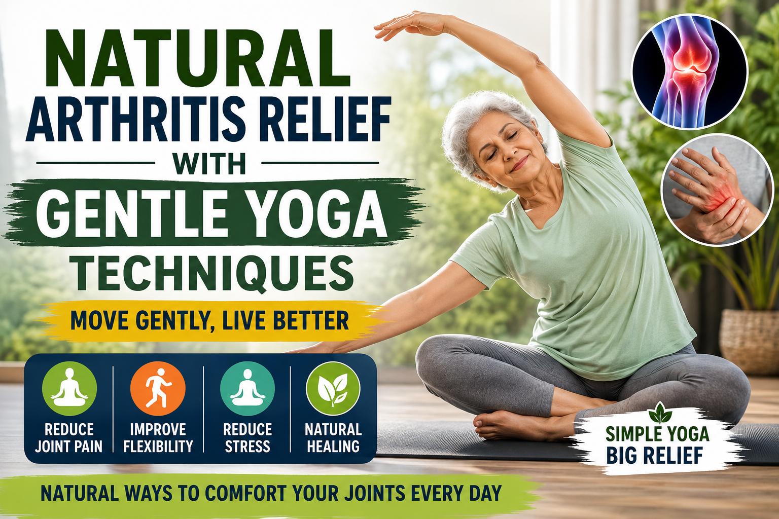Arthritis Pain? Try This Gentle Yoga Routine