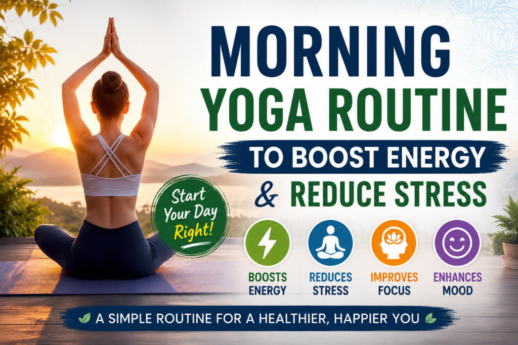 Morning Yoga Routine to Boost Energy & Reduce Stress
